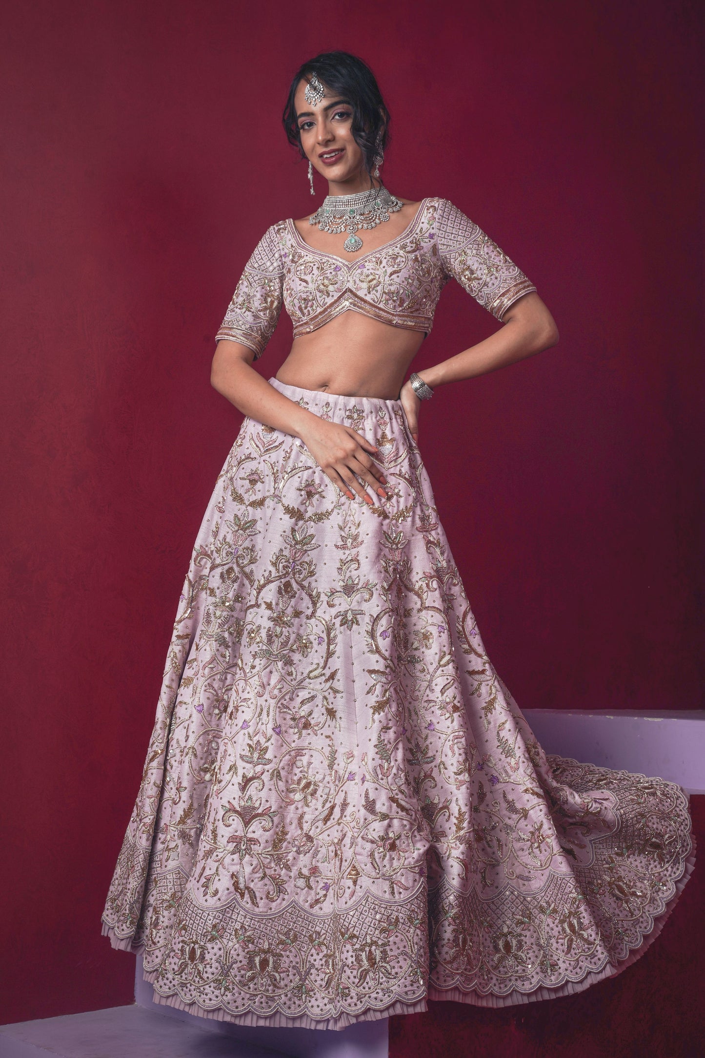 Lavender Lehenga