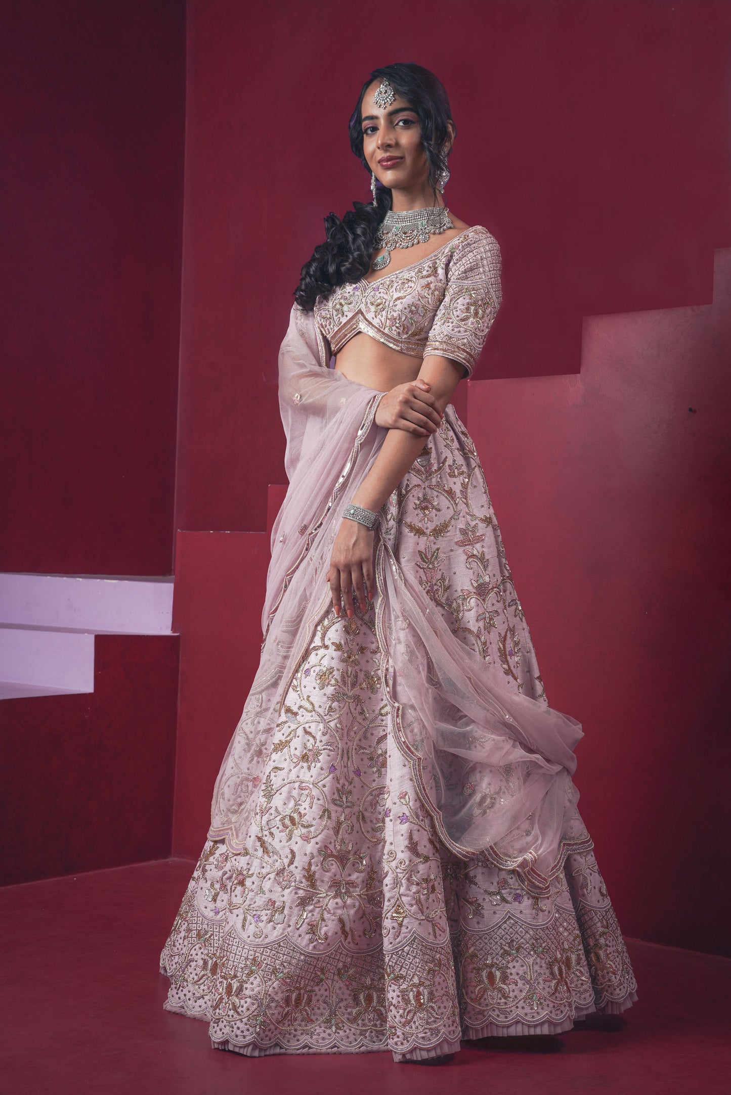 Lavender Lehenga
